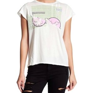 NEW We the Free | Graphic Tshirt + Open Back L‎